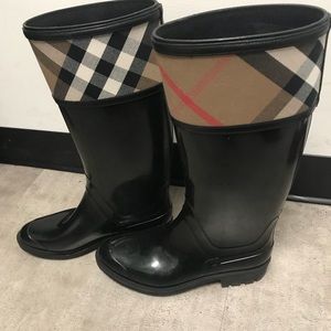 Authentic Burberry boots .